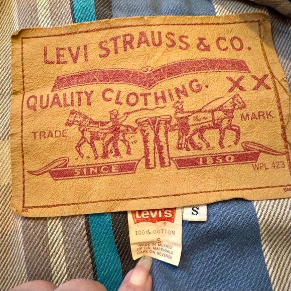 Vintage Levi’s 1980s Denim Jacket – Lined, Size Small - Picture 5 of 5